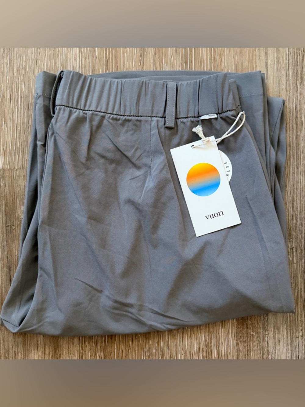 Vuori Villa Low Slung Trouser Cavern Grey Sz Small VW4361 NWT - Picture 3 of 6